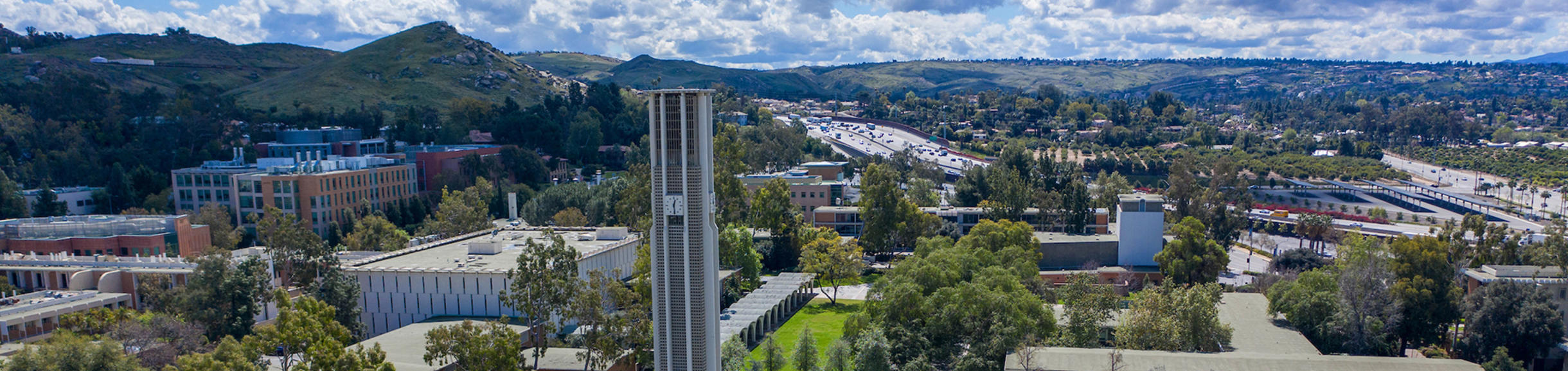 aerial view of campus